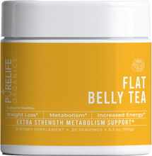 Load image into Gallery viewer, PureLife Organics Flat Belly Tea extra strength metabolism support supplement - 30 servings weight loss tea