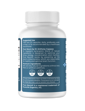 Load image into Gallery viewer, Promotes focus, energy, memory, and cognitive clarity by optimizing brain mitochondria. Natural ingredients—soy-free, dairy-free, and GMO-free—clearly labeled on packaging.
