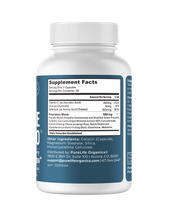 Load image into Gallery viewer, Pure Neuro Supplement Facts – brain health formula with Vitamin C, Zinc, Selenium, and 1281 mg proprietary nootropic blend by PureLife Organics
