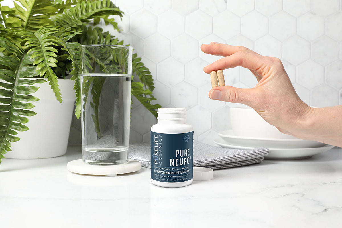 Pure Neuro by PureLife Organics - 2 tablets to Protect & Nourish Your Brain’s Mitochondria